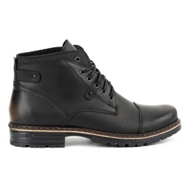 Polbut Men's winter shoes C15F kabir brown black Polbut Men's winter shoes C15F kabir brown black