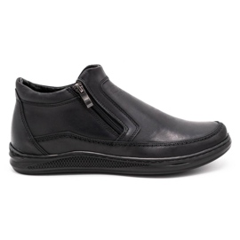 Polbut Black men's winter boots K30F Polbut Black men's winter boots K30F