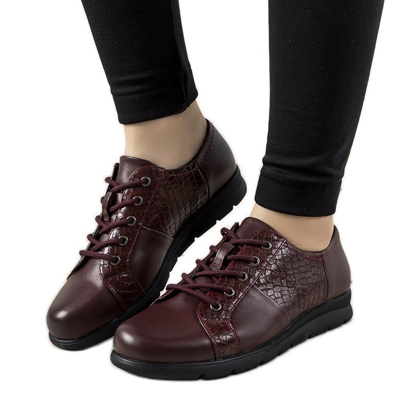 Maroon Olmos women's shoes red