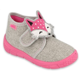 Befado children's shoes 538P053 pink grey Befado children's shoes 538P053 pink grey
