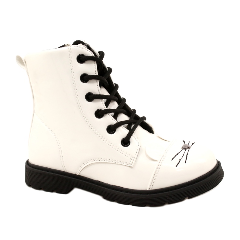 Girls lacquered boots Miss 21Dz23-4309 white Girls lacquered boots Miss 21Dz23-4309 white