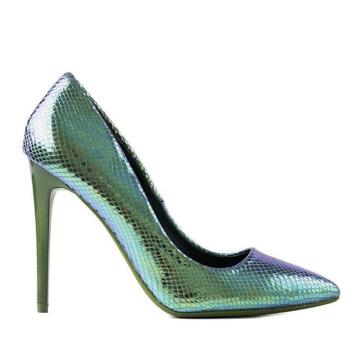 Audrey's blue iridescent heels Audrey's blue iridescent heels