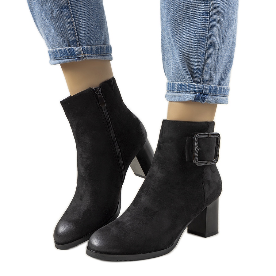 Carrillo cutout buckle 2024 booties