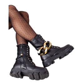 S. BARSKI Boots Workery Z Ozdobie S.BARSKI black S. BARSKI Boots Workery Z Ozdobie S.BARSKI black