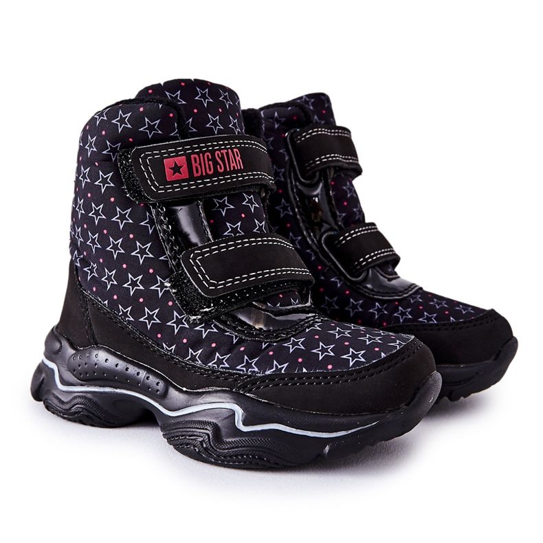 Black Children's Snow Boots Big Star II374091 Black Children's Snow Boots Big Star II374091