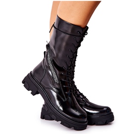 Boots Lacquered Sergio Leone TR747 Black Boots Boots Lacquered Sergio Leone TR747 Black Boots