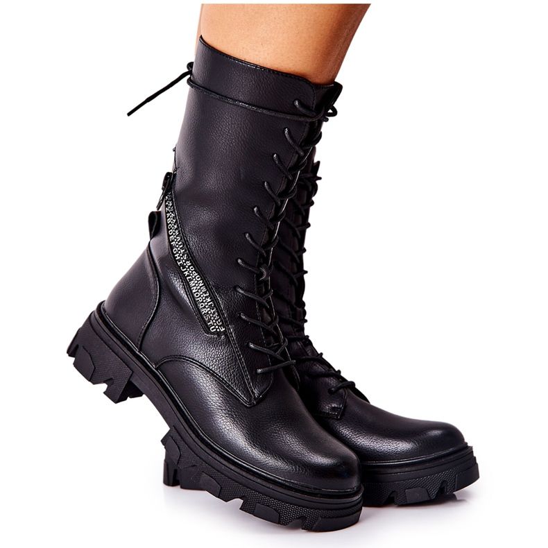 Black Boots Glany Sergio Leone TR747 Black