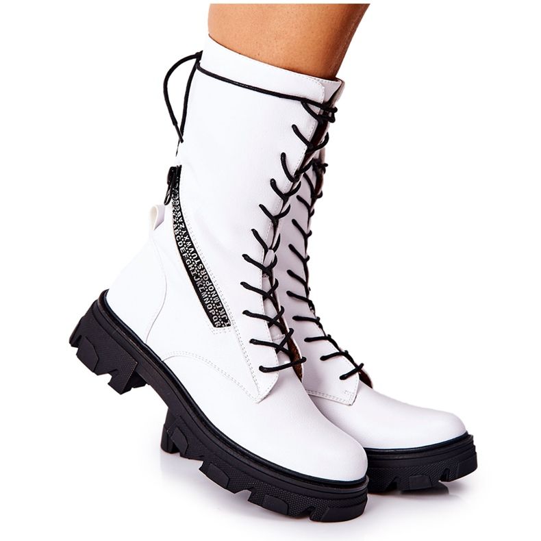Glany Boots Sergio Leone TR747 White