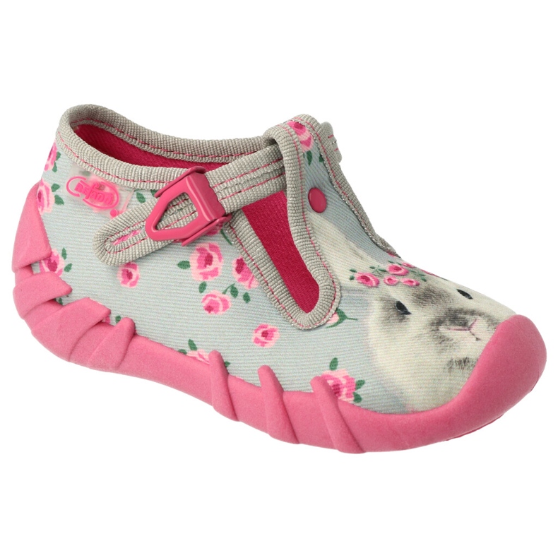 Befado children's shoes 110P425 pink grey