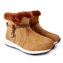 Children's Snow Boots Big Star BB374058BS Camel brown Children's Snow Boots Big Star BB374058BS Camel brown