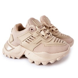 FR1 Freak Out Beige Children's Sneakers FR1 Freak Out Beige Children's Sneakers