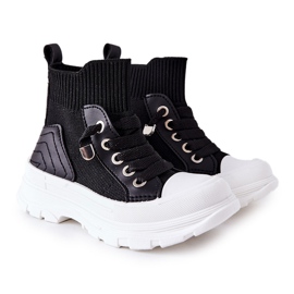 FR1 Black Callobe Children's Sneakers ['black']