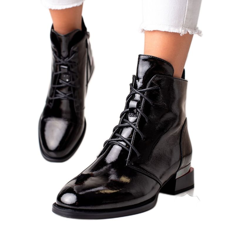Classic leather boots from ARTIKER black Classic leather boots from ARTIKER black