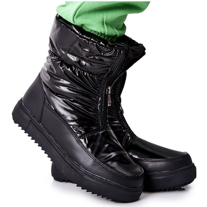 S.Barski Women's Black Monile warm snow boots S.Barski Women's Black Monile warm snow boots