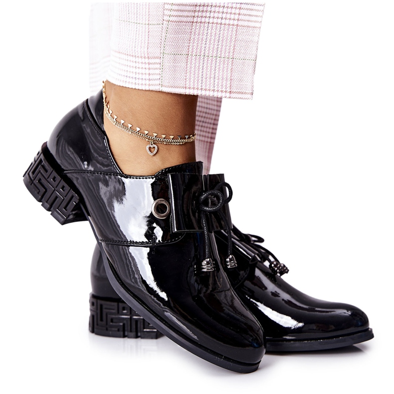 Lacquered Shoes Sergio Leone PB260 Black