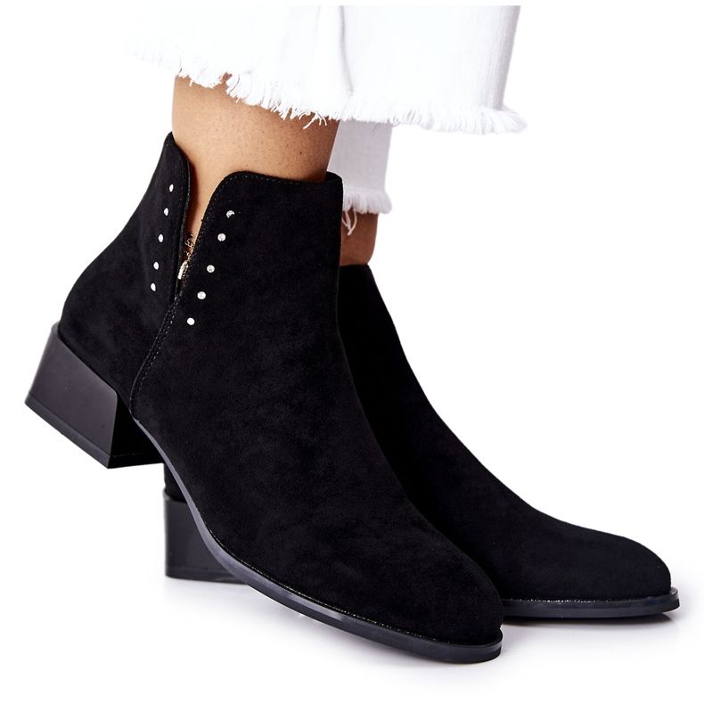 Suede Warm Boots Sergio Leone BT217 Black Suede Warm Boots Sergio Leone BT217 Black