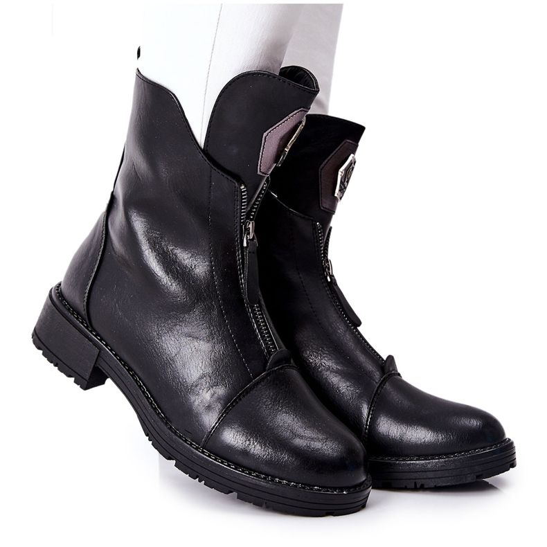 POTOCKI Classic Black Edison Jodhpur boots