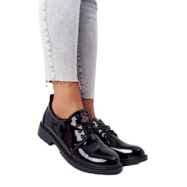 S.Barski Women's Oxfords Lacquered Lacquered Shoes S. Barski Black
