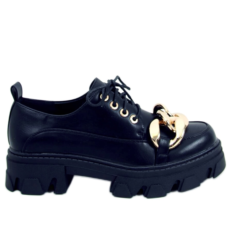 Tony Black women's shoes with chain Tony Black women's shoes with chain