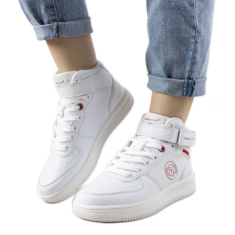Cross Jeans Madrid women's white sneakers