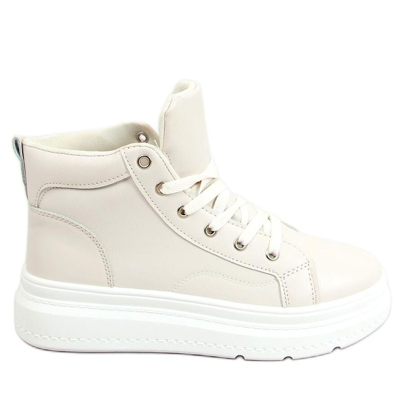 Ava Beige ankle sneakers