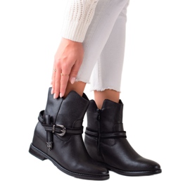 TRENDI Stylish wedge boots black