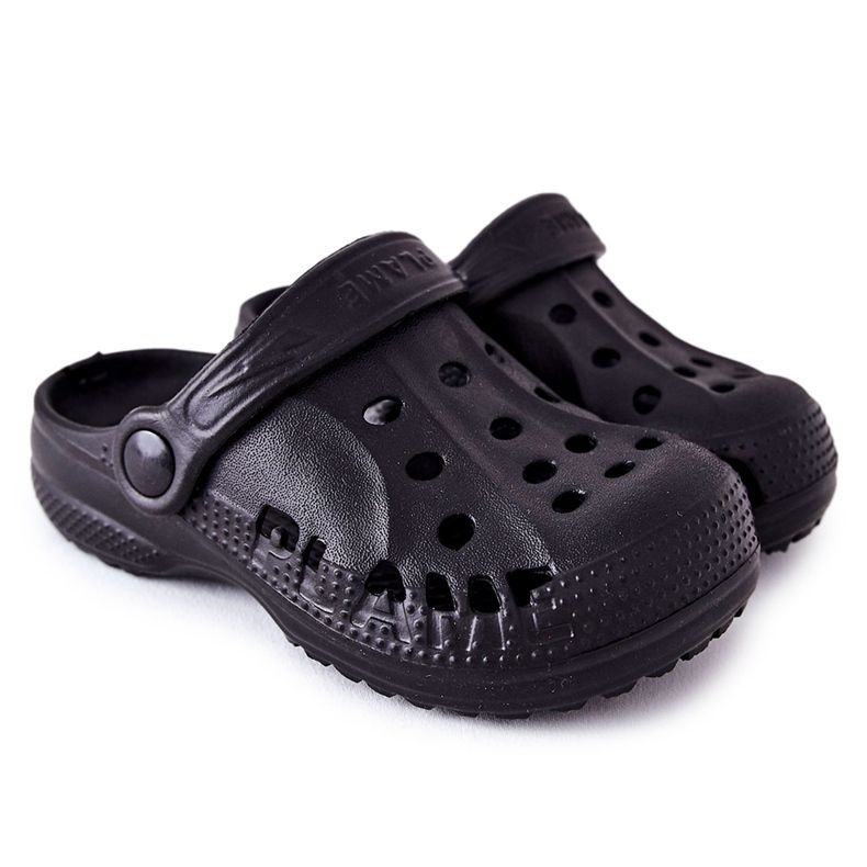 Flameshoes Black Kroks Children's Home Slippers