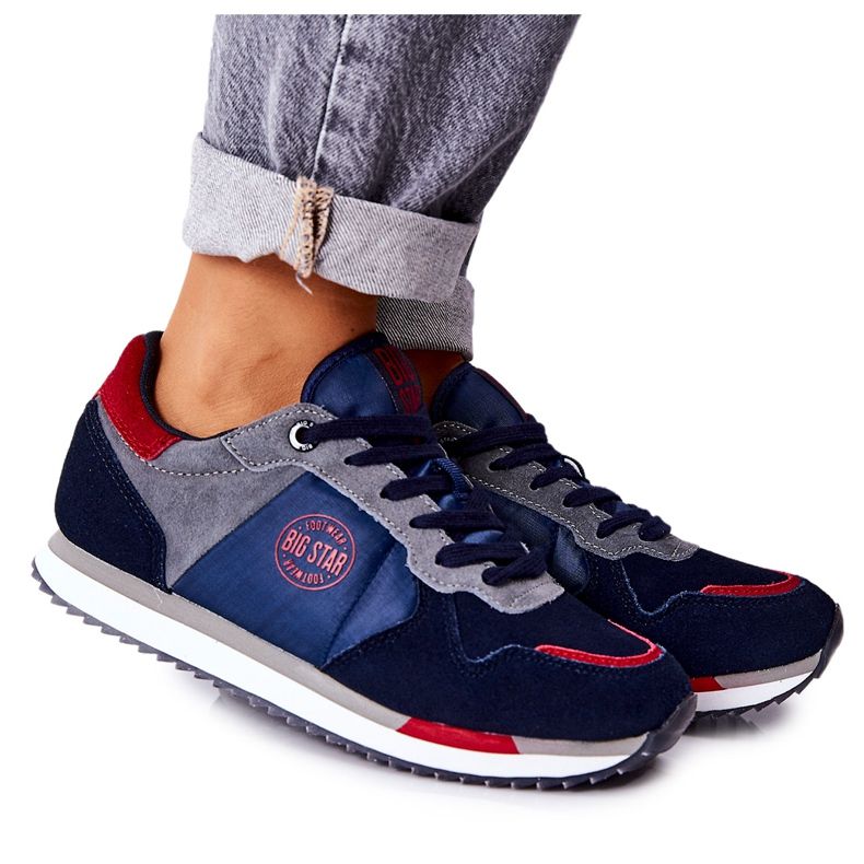 Sport Shoes Big Star GG274A055 Navy-Red navy blue grey Sport Shoes Big Star GG274A055 Navy-Red navy blue grey