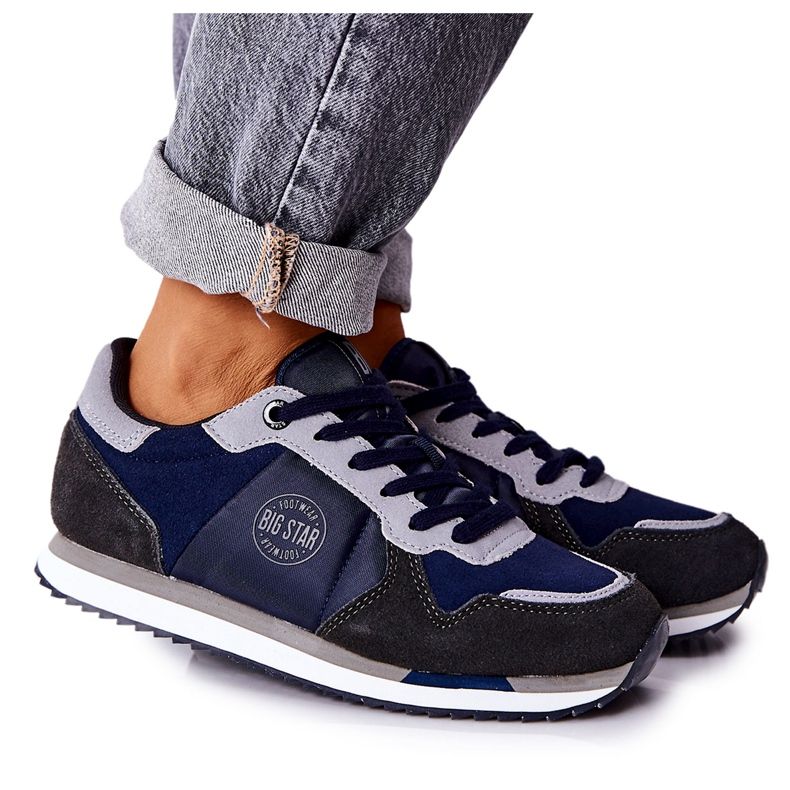 Sport Shoes Big Star GG274A056 Navy Blue-Gray grey Sport Shoes Big Star GG274A056 Navy Blue-Gray grey