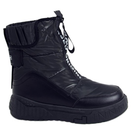 Women's Lea Black snow boots