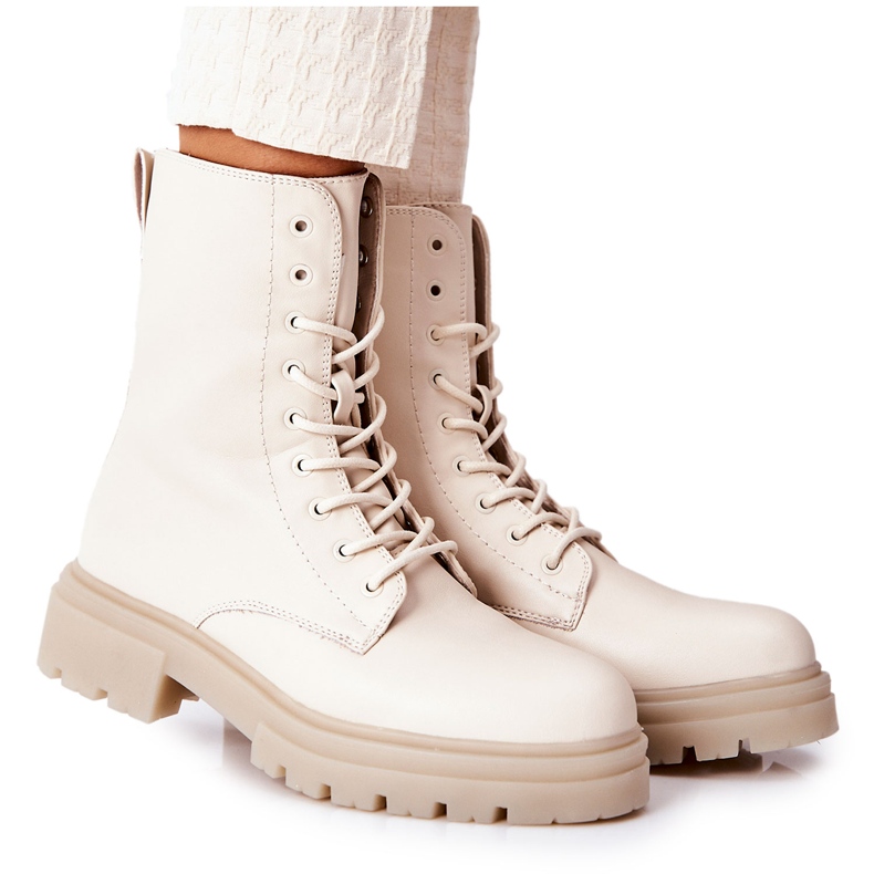 PE1 High Boots Workery Beige Rozelle PE1 High Boots Workery Beige Rozelle