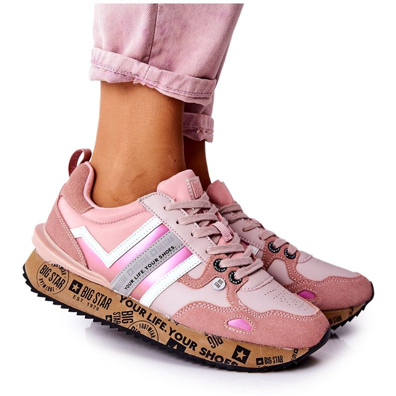 Women's sports shoes Big Star II274298 Pink