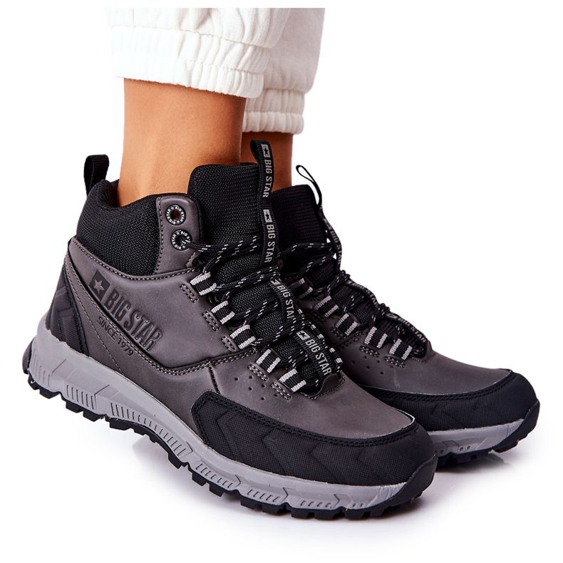 Trekking shoes Big Star II274454 Black