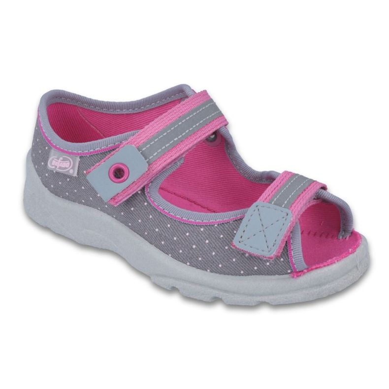 Befado children's shoes 969Y126 pink grey