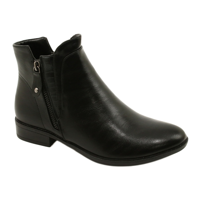 M.Daszyński Leather Jodhpur boots Daszyński AM65-91 Black