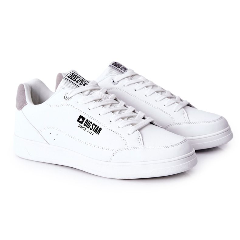 Leather Sneakers Memory Foam Big Star II174170 White