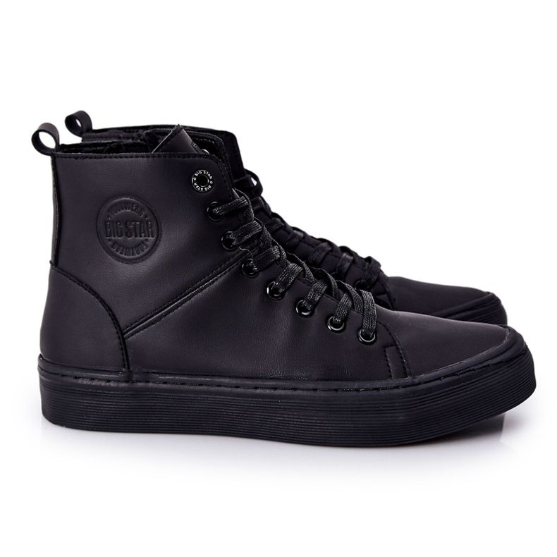 Men's High-top Sneakers Big Star II174048 Black