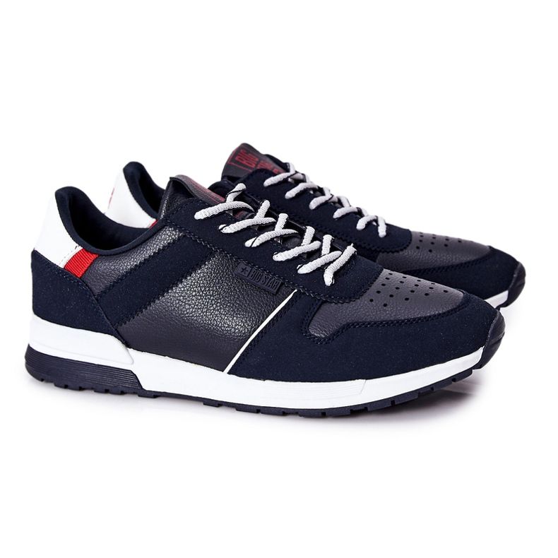 Men's Sport Shoes Memory Foam Big Star Navy Blue II174083