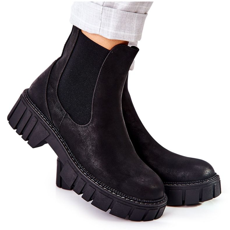 Boots Workers Insulated Trappers Sergio Leone TR761 Black