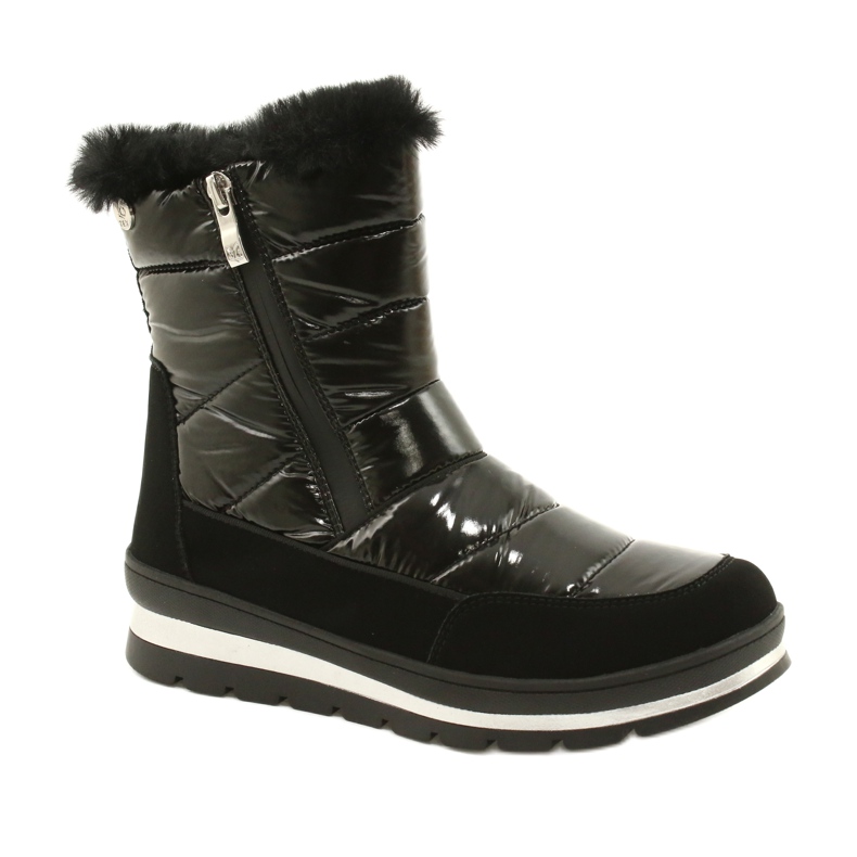 Black Snow boots with Caprice membrane 26425-27 019
