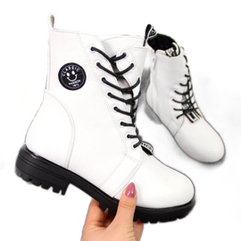 Asymmetrical Jr EVE322B white insulated boots Asymmetrical Jr EVE322B white insulated boots