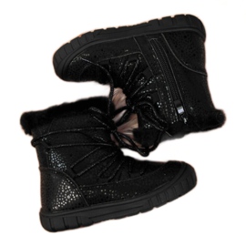 Insulated boots Jr EVE325A black white