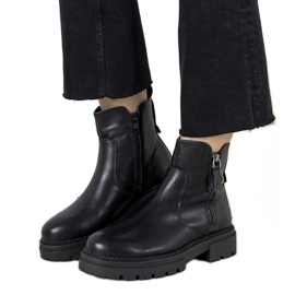 Victorine black women's boots