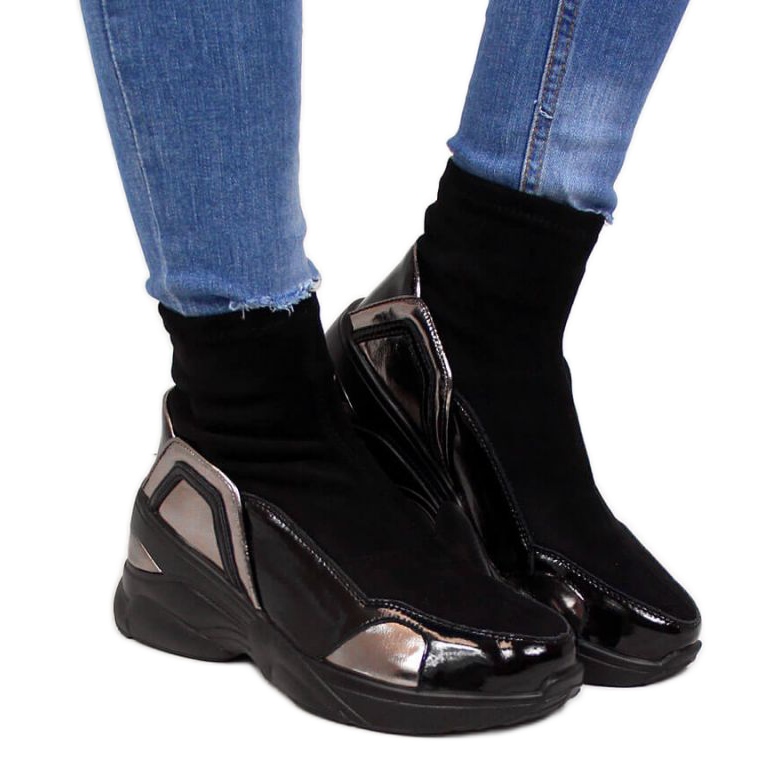 Black wedge shoes by T.Sokolski W SCA140