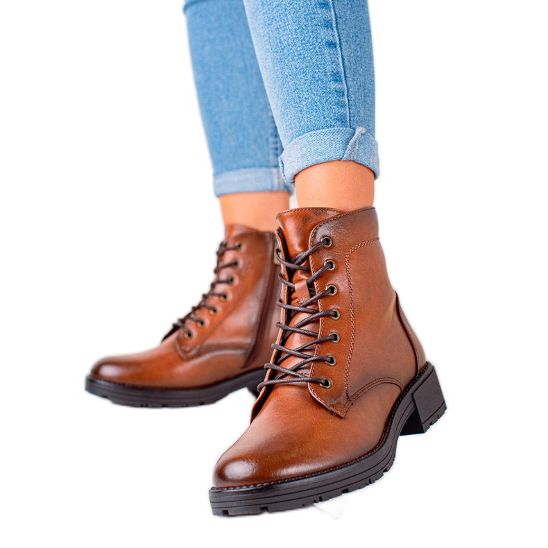 W. Potocki Brown Trappers Made of Eco Potocki Leather