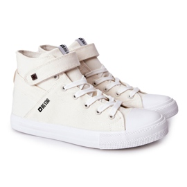 Sneakers High Big Star FF174140 White ecru Sneakers High Big Star FF174140 White ecru