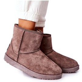 Vicandi Brown Fur Warm Snow Boots