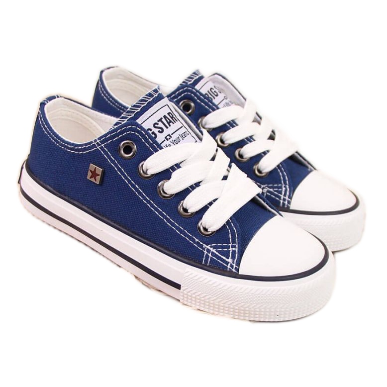Big Star Jr. FF374202 navy blue shoes white