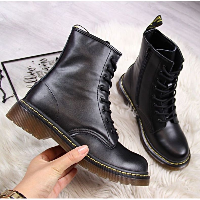 Insulated leather boots Filippo W PAW77A black