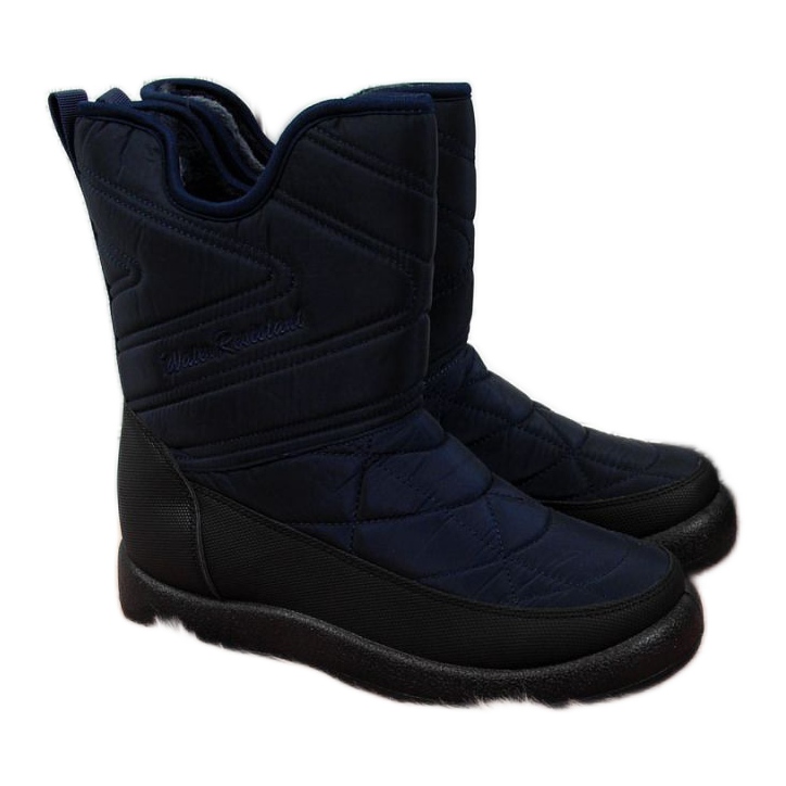 Waterproof snow boots News W EVE309C navy blue